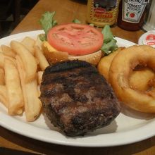 ハンバーガーメニューです。