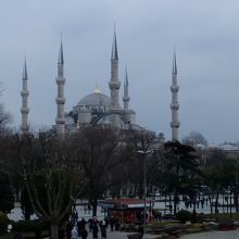 公園の見晴台から