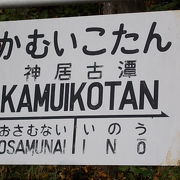 サイクリングロードが駅のすぐ前を通過しています