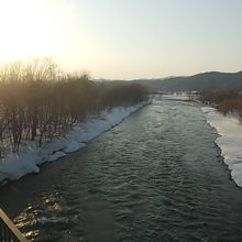 石狩川の風景