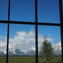 ジャクソンレイクロッジからの景色です