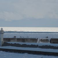 オホーツク海が目の前