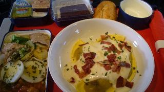 エアヨーロッパ ビジネスクラスの食事(2)