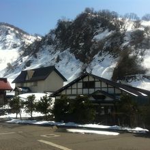 日帰り湯の受付は旧館です