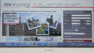 TGVのチケット（パリ→レンヌ）をインターネットで購入