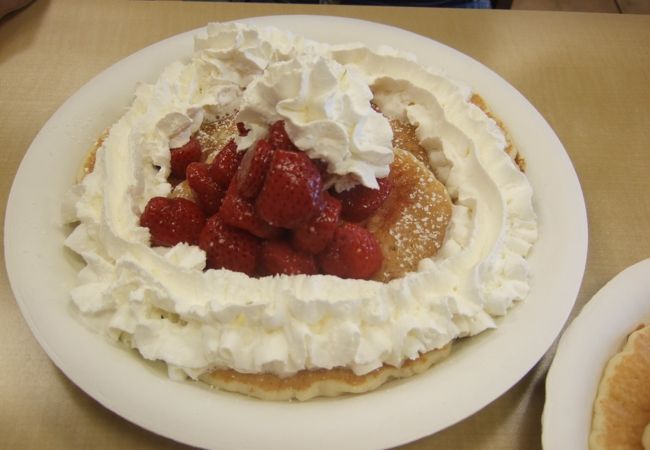 リーズナブルでふっくら美味しいパンケーキ