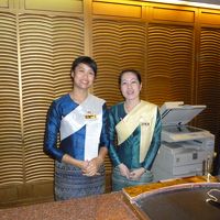 親切なフロントスタッフ