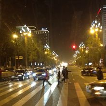 バス運転中の眺め。遮る物はない…