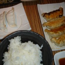 ごはんと餃子