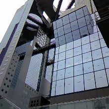 スカイビルの迫力に圧倒！