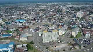 秋田市内を一望できるスポット