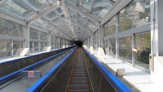 長い長いエスカレーター！