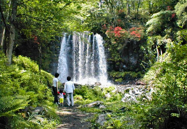 迫力満点。 滝壺まで簡単に行かれるが･････