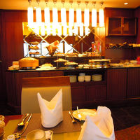 クラブラウンジで朝、昼、晩と利用しました