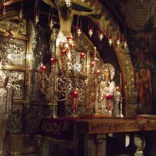 キリストが磔にされたとされる場所