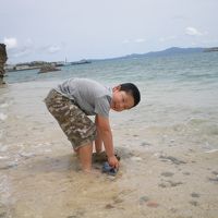 待ち時間は海で遊べちゃう