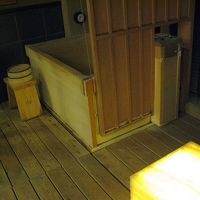 室内の露天風呂♪