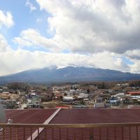 屋上展望台からの富士山です