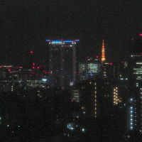 夜景　遠くに東京タワー