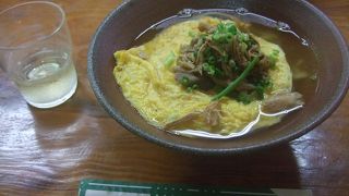 地鶏黄金そばが人気のお店