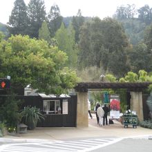 植物園の入場口