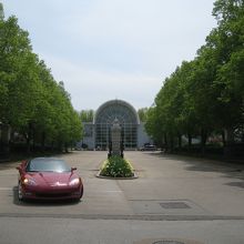ミズーリー植物園のエントランス