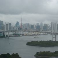 レインボーブリッジ、東京タワーが見えます
