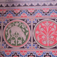 床の文様（絵）も芸術的