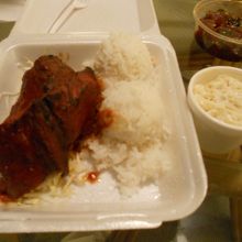 甘めのソースが美味しい