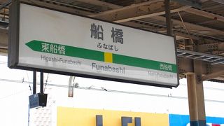 ＪＲから東武野田線へ。