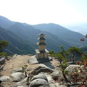 慶州の野外博物館　南山