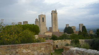 サンジミニャーノの絶景ポイント