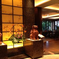 落ち着いたロビーです。