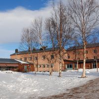 レンガ造りが美しい外観のユースホステルです