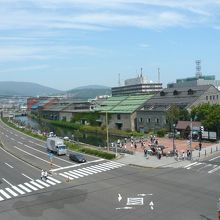 小樽運河を望む