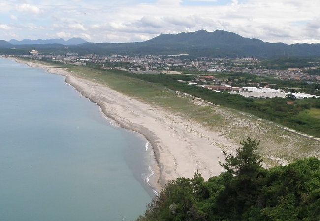 砂浜が広がる