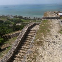 頂上からの景色は素晴らしいです