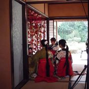 戸島氏庭園・旧戸島家住宅 ・・・ちょうど「柳川雛祭りさげもんめぐり」の撮影があっていてラッキーでした。