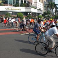日曜の午前には自転車天国になることも！