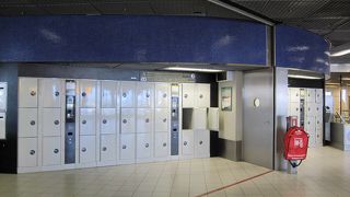 スキポール空港のコインロッカー