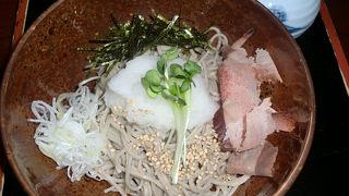 もんぜんで、あっさりとおろし蕎麦を。