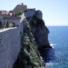 アドリア海と城壁