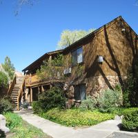 山小屋風のロッジ