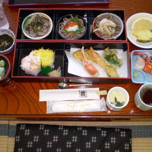 ランチメニューの一例です