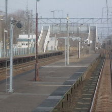 駅の遠景