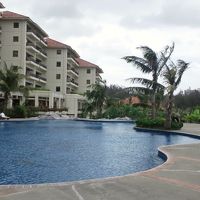 プールとホテル