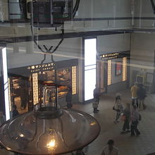 リニューアルされた小樽駅を上から眺めます