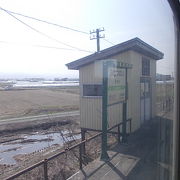 浦臼町最北端の駅です