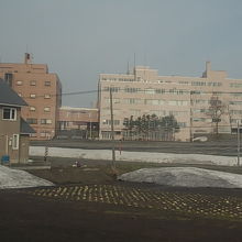 近くにある大学のキャンパス