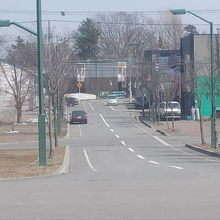 駅前通りの風景